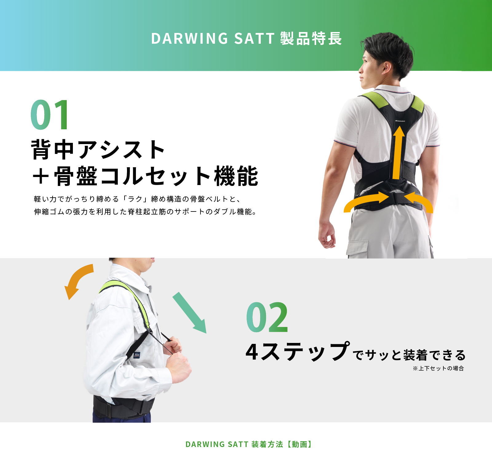 DARWING SATT製品特長