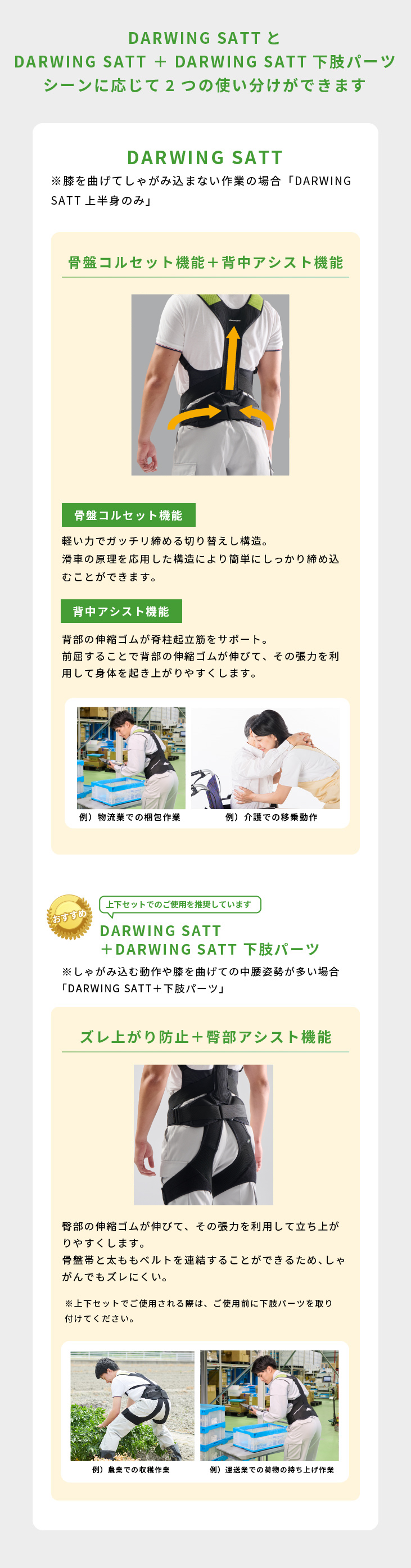 DARWING SATT製品特長